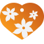 Floral Lily Pet Tags