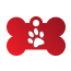 Paw Single Paw Pet Tags
