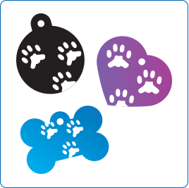 Paw Three Paw  Pet Tags