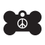 Peace Peace Pet Tags