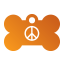 Peace Peace Pet Tags