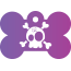 Punk Cartoon Skull Pet Tags