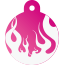 Punk Flame Pet Tags