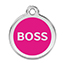 Reddingo Enamel Boss Pet Tag.