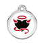 Reddingo Devil Heart Pet Tag.