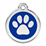 Reddingo Paw Print Pet Tag.
