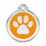 Reddingo Paw Print Pet Tag.