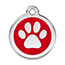 Reddingo Paw Print Pet Tag.