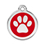 Reddingo Paw Print Pet Tag.