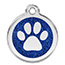 RedDingo Glitter Paw Print Pet Tags.