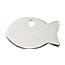 RedDingo Stainless Steel Small Fish Pet Tag.