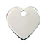 RedDingo Stainless Steel Small Heart Pet Tag.
