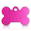 Taggit Hi-Line large pink bone pet tags.